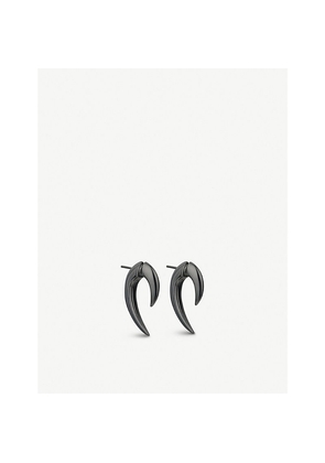 Womens Shaun Leane Talon Rhodium-Plated Earrings