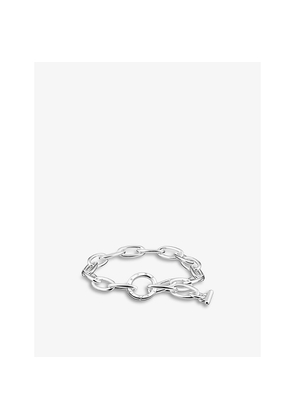 Womens Thomas Sabo Links Sterling-Silver and White Zirconia Chain Bracelet
