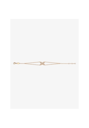 Chaumet Jeux De Liens 18ct Rose-Gold and Diamond Bracelet
