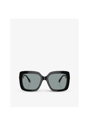 Womens Swarovski Sk6001 Square-Frame Acetate Sunglasses