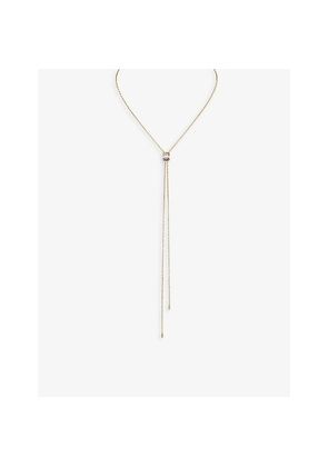 Boucheron Quatre White Edition 18ct Yellow-Gold, White-Gold, Rose Gold, White Ceramic and 18ct Diamond Necklace