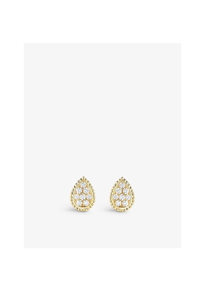 Boucheron Serpent Bohème 18ct Yellow-Gold and Diamond Stud Earrings