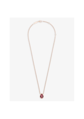 Boucheron Serpent Boheme 18ct Rose-Gold and Rhodolite Pendant
