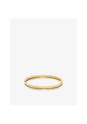 Bvlgari B.Zero1 18ct Yellow-Gold and 0.87ct Diamond Bangle Bracelet