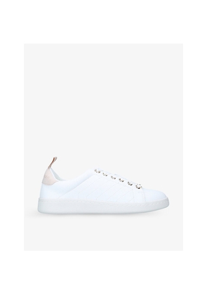 Womens KG Kurt Geiger Liza Quilted-Panel Low-Top Trainers