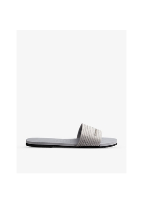 Womens Havaianas You Malta Striped Woven Sandals