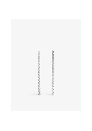 Womens Carat London Cassidy Sterling-Silver and Cubic Zirconia Drop Earrings