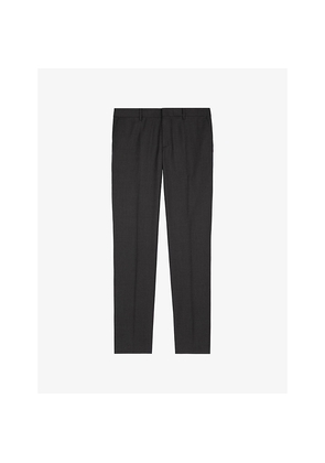 Mens The Kooples Slim-Fit Mid-Rise Wool Suit Trousers