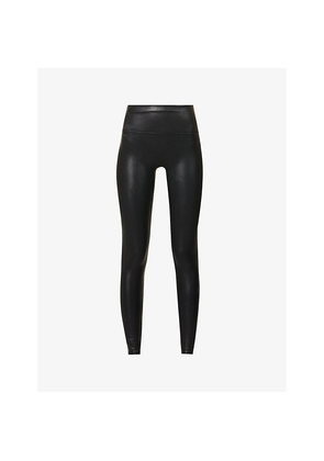 Womens SpanxshapeTM Faux Leather Leggings