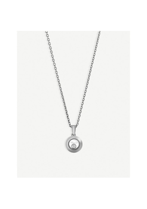 Chopard Happy Diamonds Icons 18ct White-Gold and Diamond Pendant