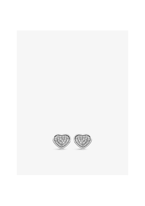 Chopard Happy Hearts 18ct White-Gold and 0.8ct Diamond Earrings