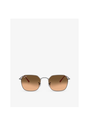 Ray-Ban Rb3694 Jim Irregular-Frame Crystal Sunglasses