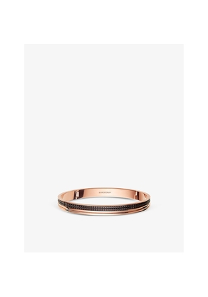 Mens Boucheron Quatre Classique Pvd-Coated 18ct Pink-Gold Bangle