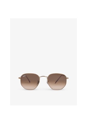 Ray-Ban Rb3548N Metal Hexagonal Sunglasses