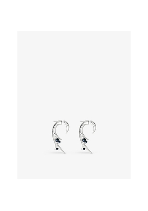 Womens Shaun Leane Hooked Pearl Large Sterling-Silver and Pearl Earrings