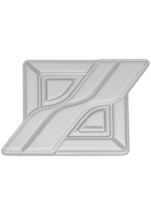 We11done Silver Logo Signet Ring