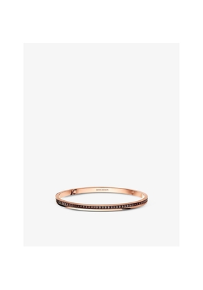 Mens Boucheron Quatre Classique Pvd-Coated 18ct Pink-Gold Bangle