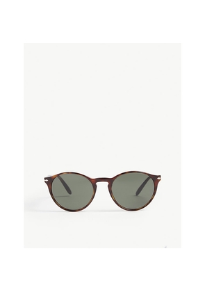 Mens Persol Po3092 Phantos-Frame Havana Sunglasses