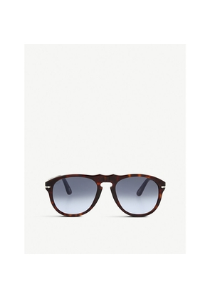 Womens Persol Havana Aviator Sunglasses