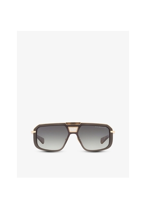 Womens Dita Dts400-A-01-Z Mach-Eight Rectangular Acetate and Titanium Sunglasses