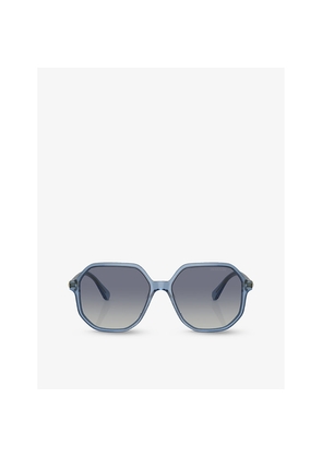 Womens Swarovski Sk6003 Irregular-Frame Gem-Embellished Acetate Sunglasses