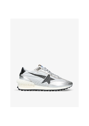 Womens Golden Goose Men's Marathon Runner Leather and Mesh Low-Top Trainers