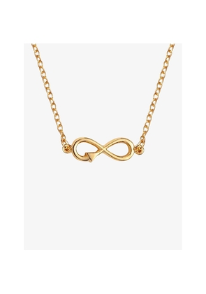 Womens La Maison Couture With Love Darling #12 Infinity 14ct Yellow Gold-Plated Vermeil Sterling Silver Necklace