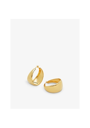 Womens Monica Vinader x Kate Young 18ct Yellow-Gold Vermeil Sterling-Silver Hoop Earrings