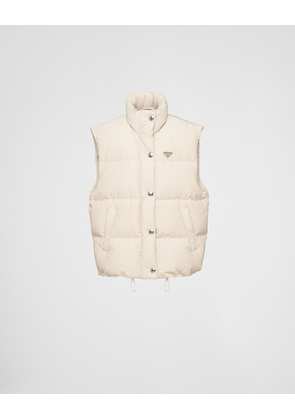 Technical fabric down vest