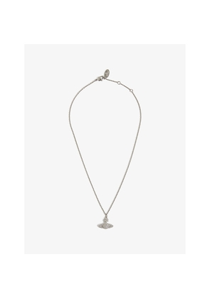 Womens Vivienne Westwood Jewellery Grace Bas Relief Brass and Cubic Zirconia Necklace