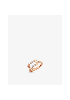 Womens La Maison Couture Selda Akgül Dragon Claw 14K Rose-Gold and 0.27ct Baguette Diamond Pinkie Ring