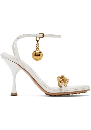 Bottega Veneta Off-White Dot Heeled Sandals