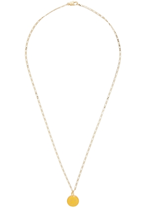 We11done Gold Smiley Necklace