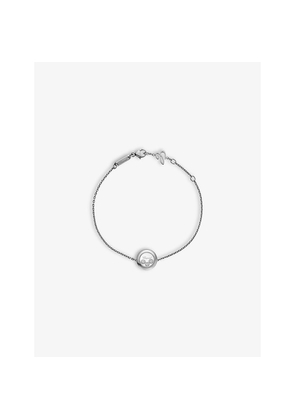Chopard Happy Diamonds Icons 18ct White-Gold and 0.15ct Brilliant-Cut Diamond Bracelet