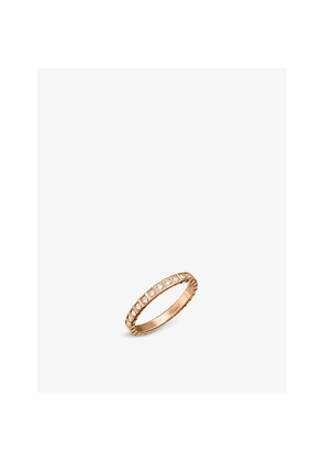 Chopard Ice Cube Pure 18ct Rose-Gold Diamond Ring