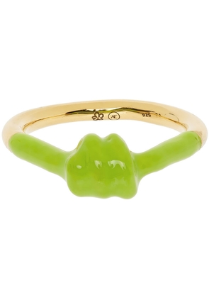 Marshall Columbia SSENSE Exclusive Green Alan Crocetti Edition Knot Ring