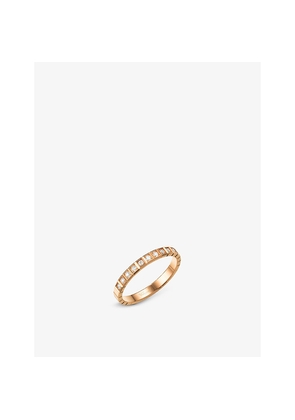 Chopard Ice Cube 18ct Rose-Gold and Diamond Ring
