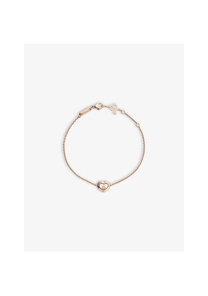 Chopard Happy Diamonds Icons 18ct Rose-Gold and 0.05ct Diamond Bracelet