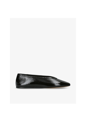 Womens Le Monde Beryl Luna Pointed-Toe Patent-Leather Pumps