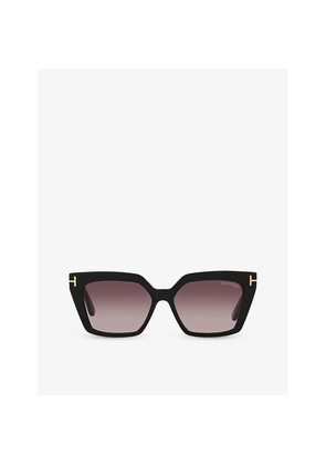 Tom Ford Tr001637 Winona Cat Eye-Frame Acetate Sunglasses