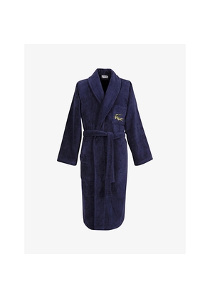 Mens Lacoste Marine Cotton Bath Robe