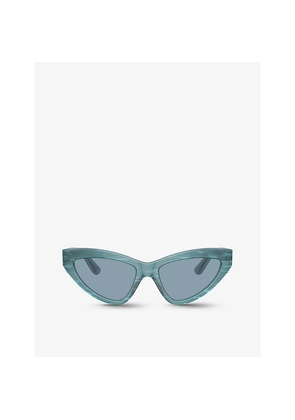 Womens Dolce & Gabbana Dg4439 Cat Eye-Frame Acetate Sunglasses