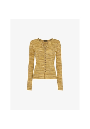 Womens Whistles Spacedye V-Neck Knitted Cardigan