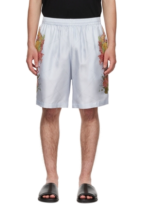 Burberry Blue Bradeston Shorts