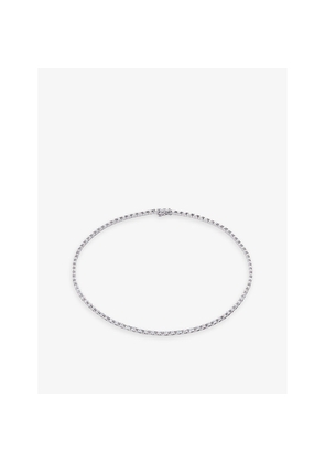 Womens Carat London Coralie Sterling Silver and Cubic Zirconia Necklace