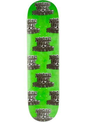 Rassvet Green 3D Skateboard Deck, 8.1 in