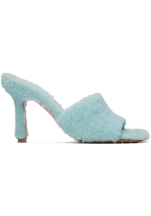 Bottega Veneta Blue Stretch Heeled Sandals