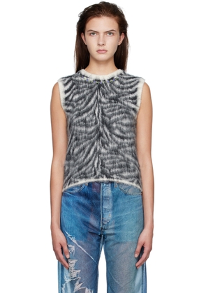 doublet Off-White Zebra Sweater