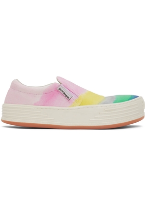 Palm Angels Multicolor Canvas Stripe Sneakers
