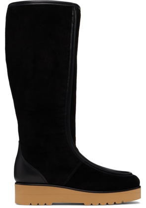 Gabriela Hearst Black Shearling Tayna Boots